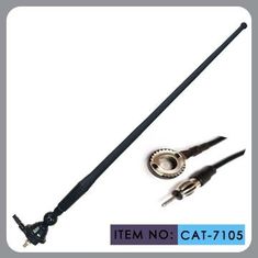 China Negro/antena de goma del coche de Fm longitud de cable de 50 pulgadas con la instalación del tapón de tuerca M5 proveedor